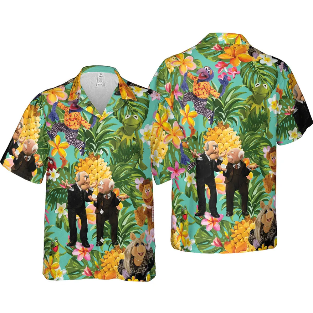 Statler And Waldorf Muppets Tropical Hawaiian Shirt - 2