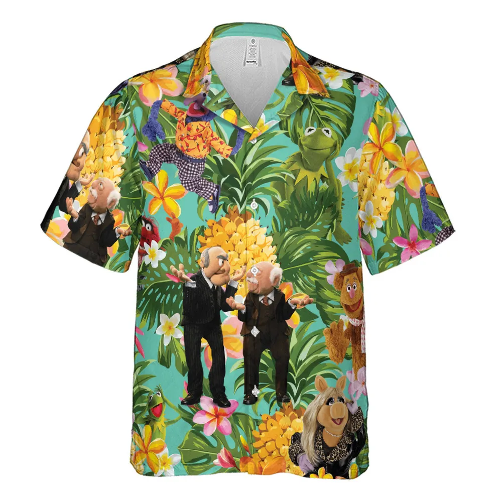 Statler And Waldorf Muppets Tropical Hawaiian Shirt - 4
