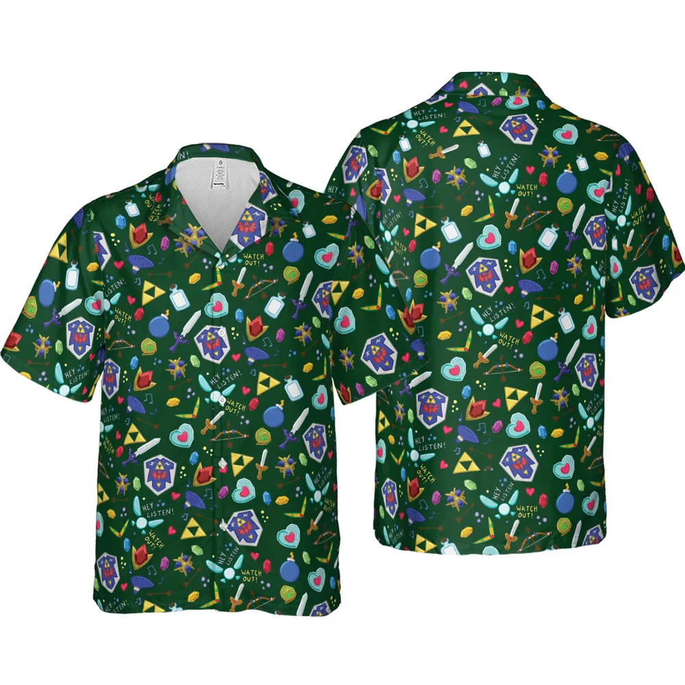 The Legend Of Zelda Hawaiian Shirt - 4