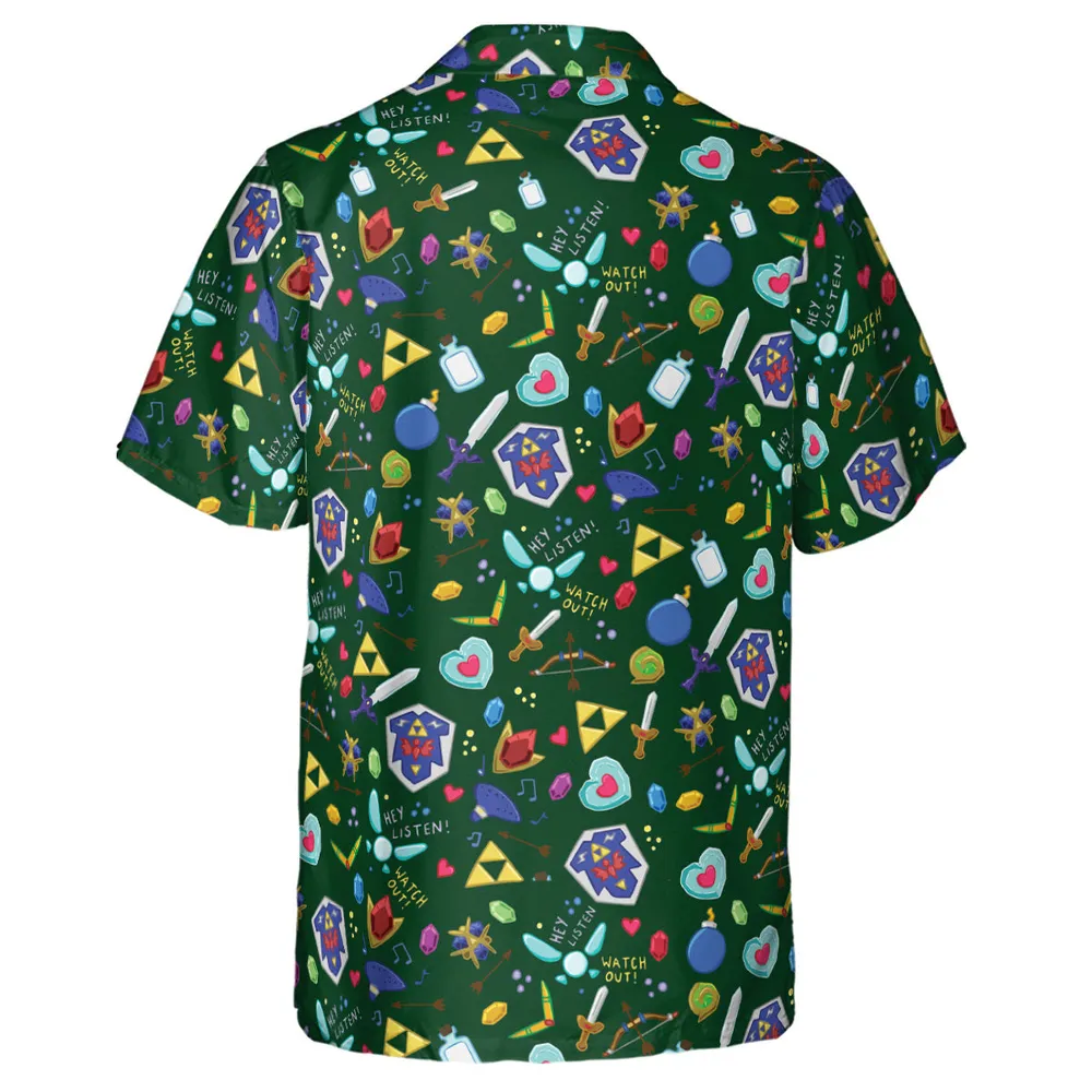 The Legend Of Zelda Hawaiian Shirt - 3