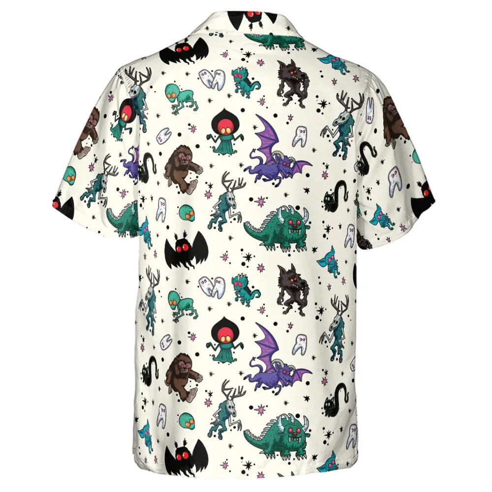 Cryptids of the Americas Cryptozoology Cryptids Monster Hawaiian Shirt - 3