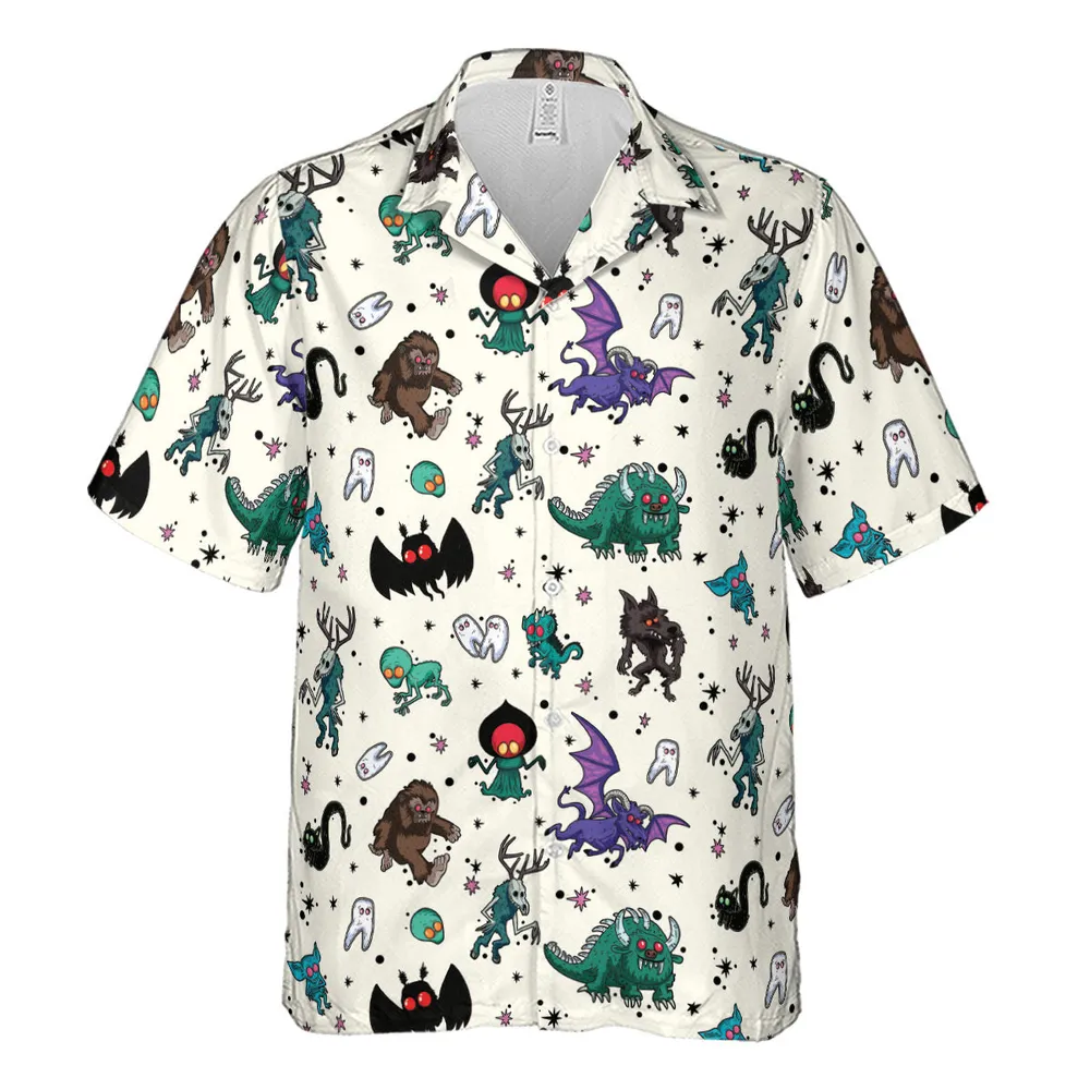 Cryptids of the Americas Cryptozoology Cryptids Monster Hawaiian Shirt - 2