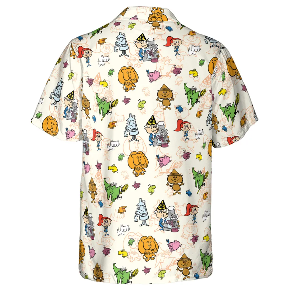 Chibi Tales Of The Wizard Of Oz Hawaiian Shirt - 3