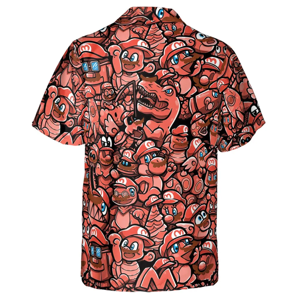Cappy Party Mario Odyssey Super Mario Hawaiian Shirt - 3