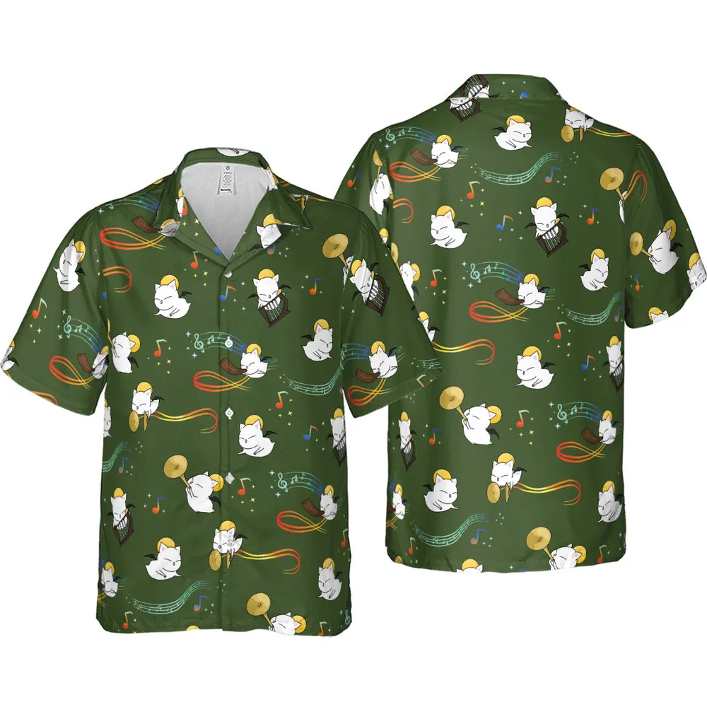 Moggle Music Final Fantasy Hawaiian Shirt - 4