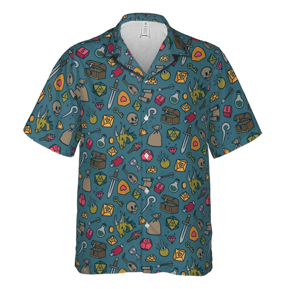 Play Your Role DnD Hawaiian Shirt - 2