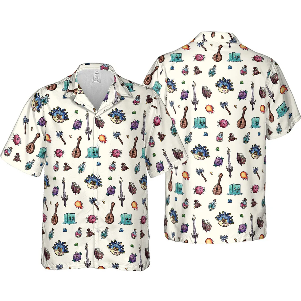 RPG Classics Pack DnD Hawaiian Shirt - 4