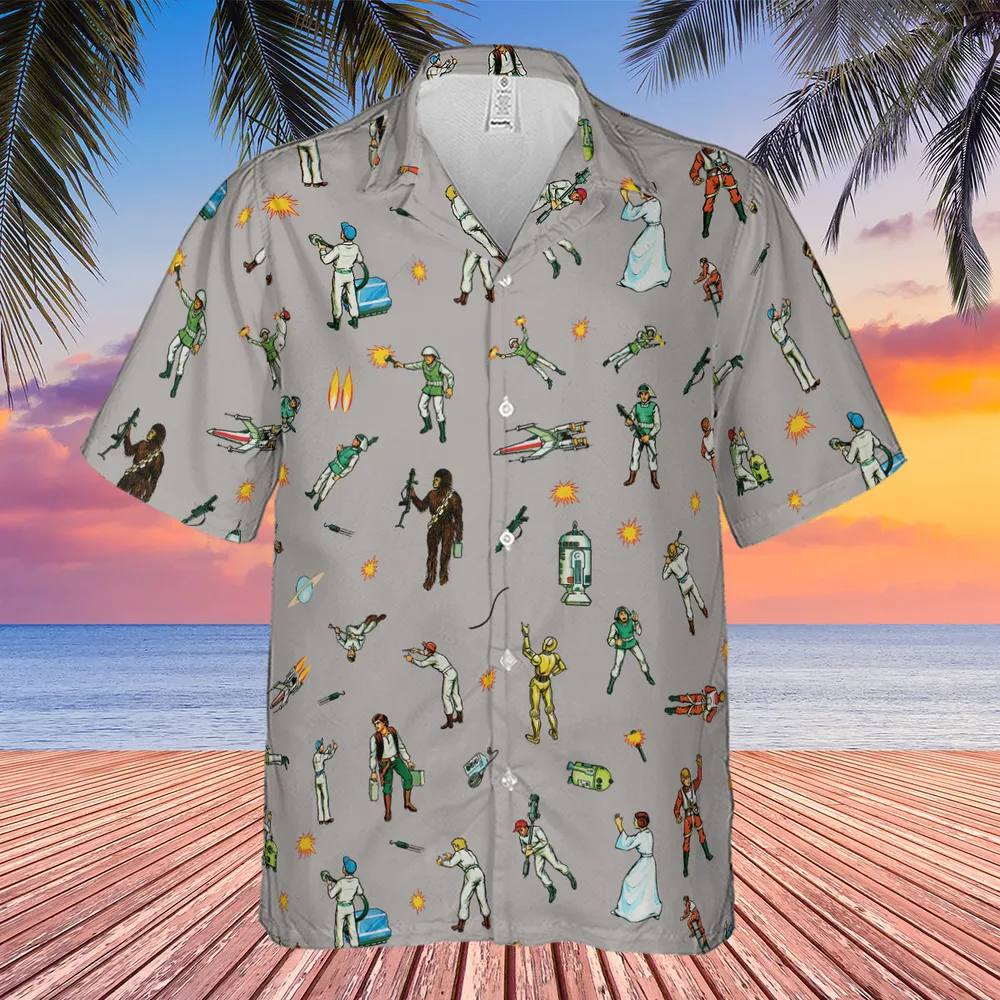 Escape from the Death Star Star Wars Hawaiian Shirt - 2