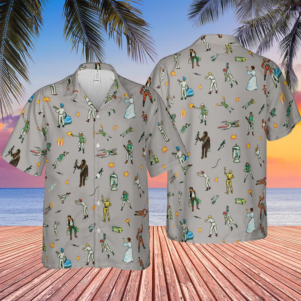 Escape from the Death Star Star Wars Hawaiian Shirt - 4