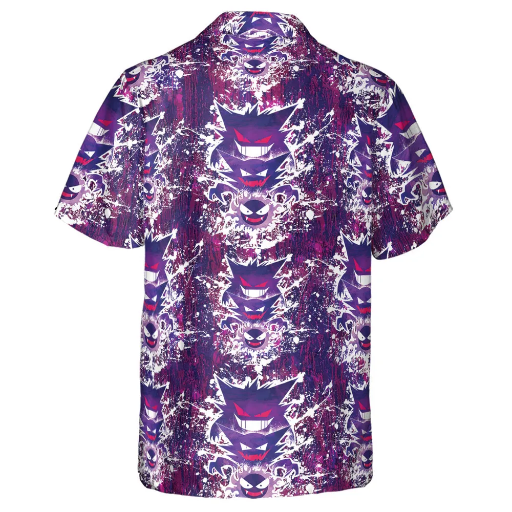 Ghostly Evolution Ghastly Haunter Gengar Pokemon Hawaiian - 3