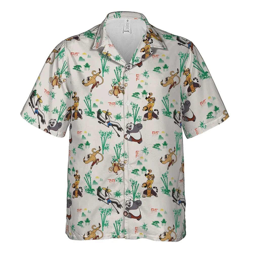 Kung Fu Panda Characters Hawaiian Shirt - 2