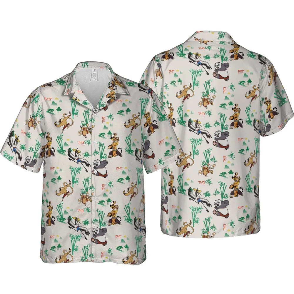 Kung Fu Panda Characters Hawaiian Shirt - 4