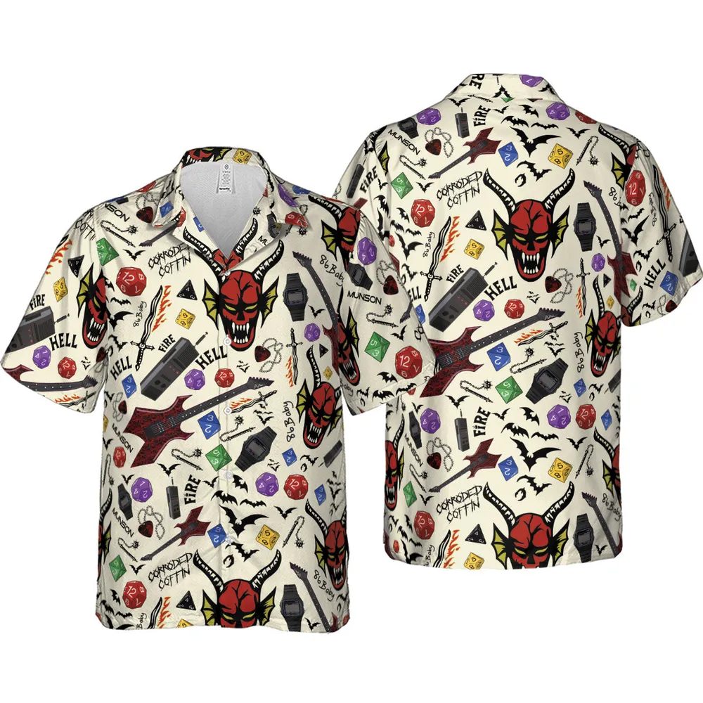 Hellfire Club Stranger Things Hawaiian Shirt - 4