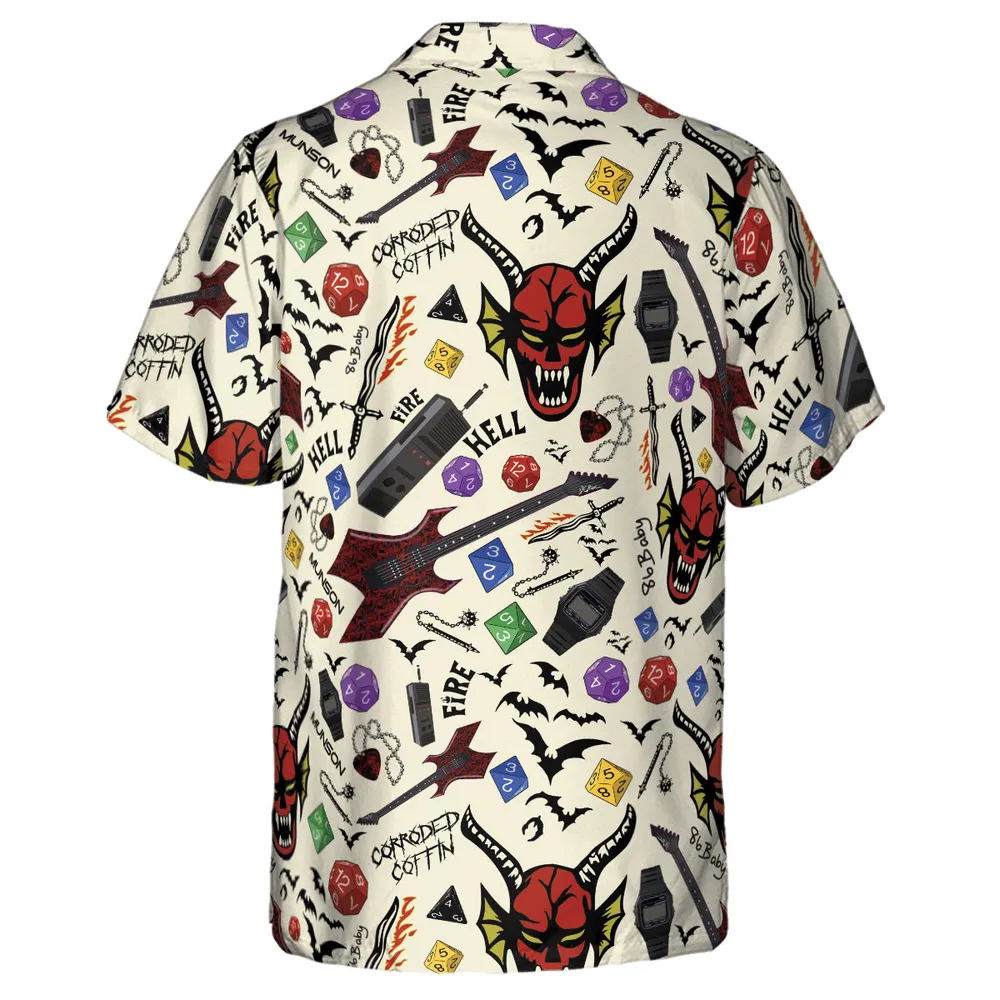 Hellfire Club Stranger Things Hawaiian Shirt - 3