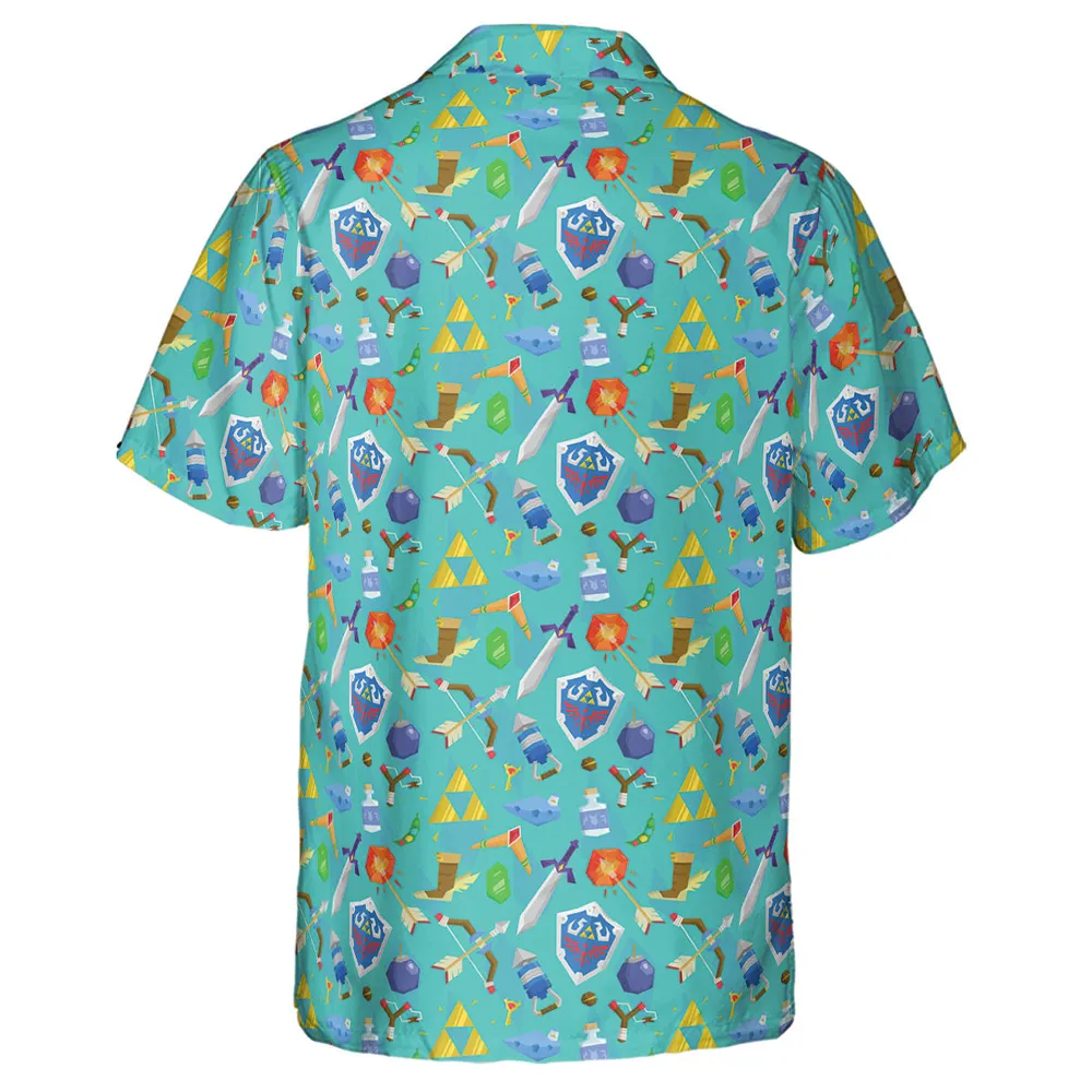 Zelda Korok Hawaiian Shirt - 3