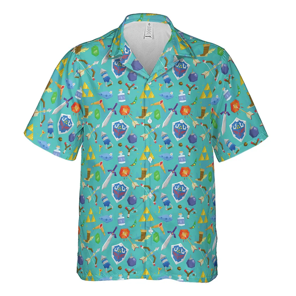 Zelda Korok Hawaiian Shirt - 2