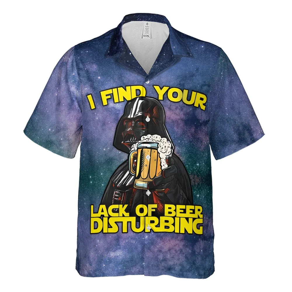 I Find Your Lack Of Beer Disturbing Cool Hawaiian Shirt - 2