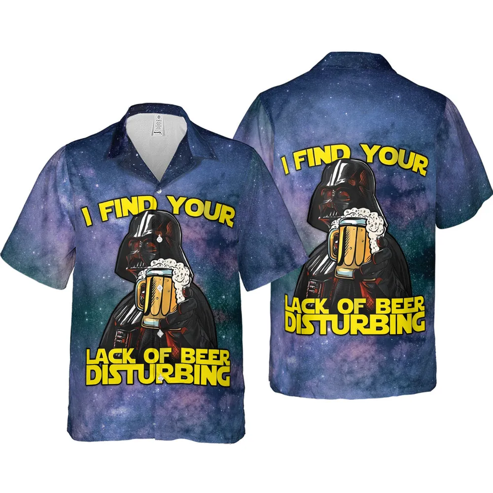 I Find Your Lack Of Beer Disturbing Cool Hawaiian Shirt - 4