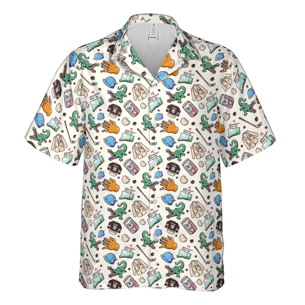 Happy Gilmore Pattern Hawaiian Shirt - 2
