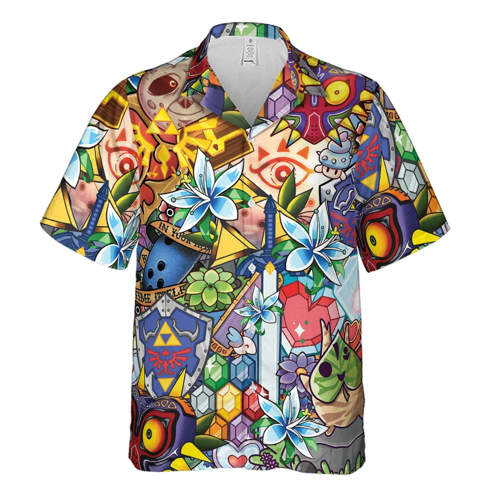 A Majora's Mask The Legend of Zelda Hawaiian Shirt - 2