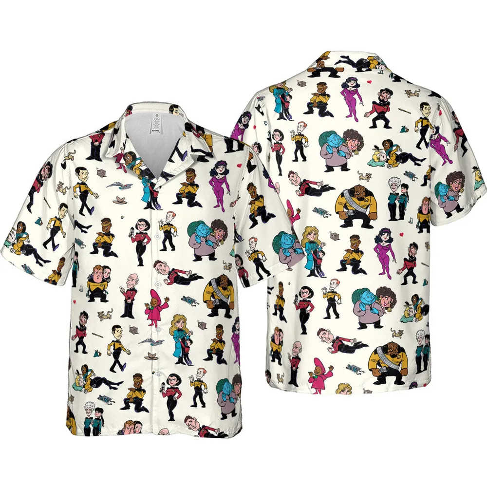 Star Trek TNG Tribute Hawaiian Shirt - 4