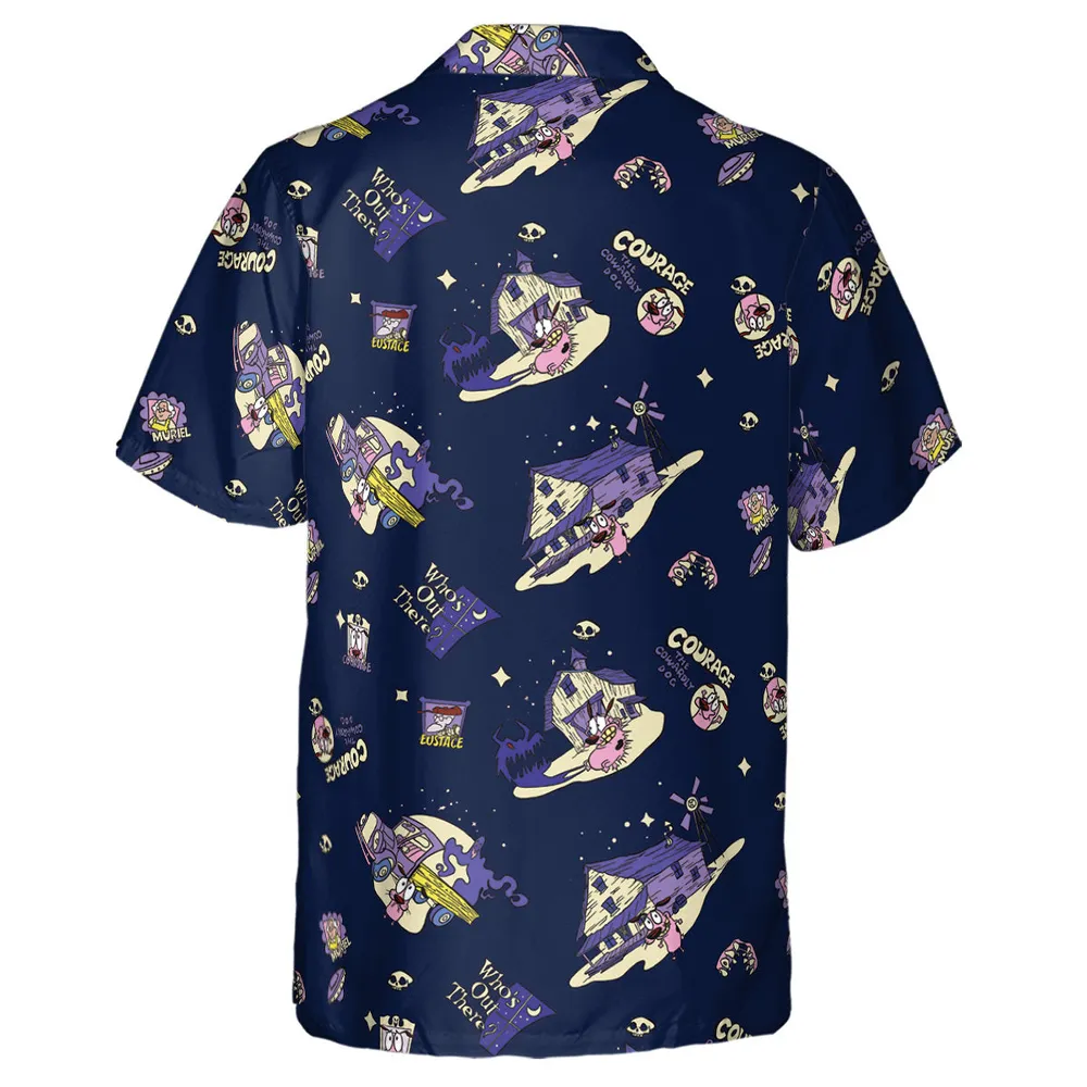 Courage the Cowardly Dog Scenic Hawaiian Shirt - 3