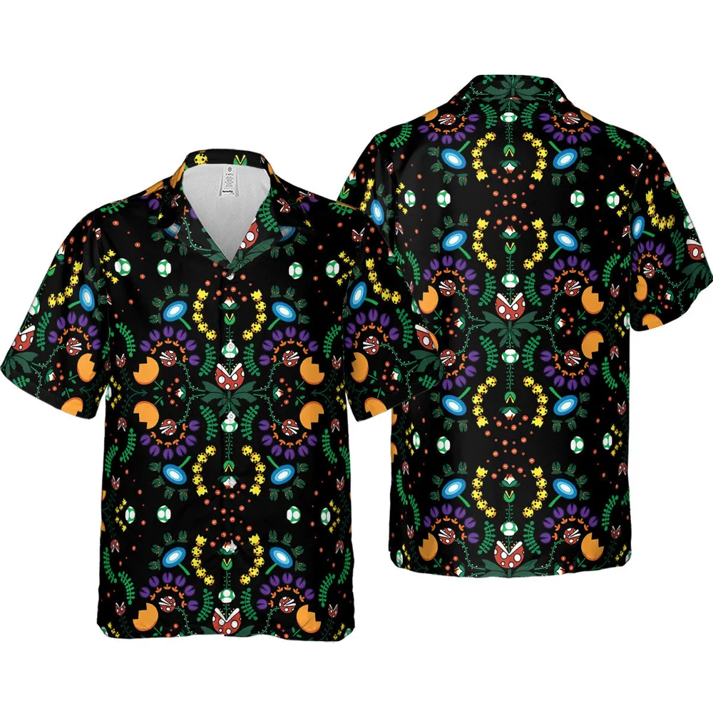 Mario Bros Piranha Plant Hawaiian Shirt - 4