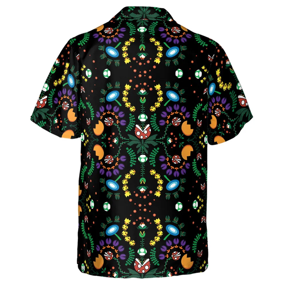 Mario Bros Piranha Plant Hawaiian Shirt - 3