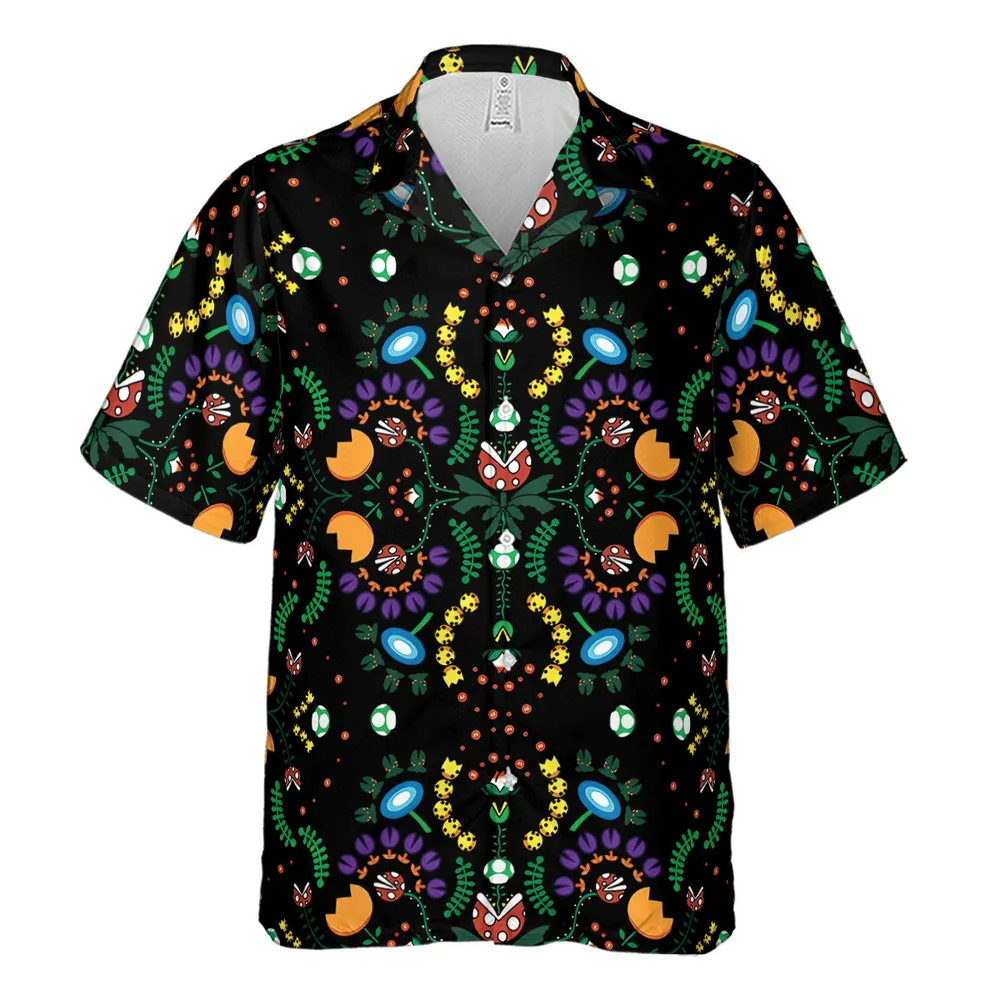Mario Bros Piranha Plant Hawaiian Shirt - 2