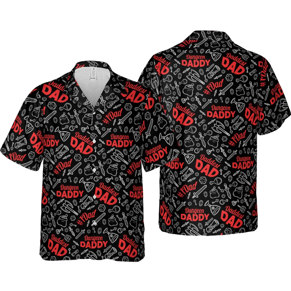 Dungeon Daddy DND Hawaiian Shirt - 4