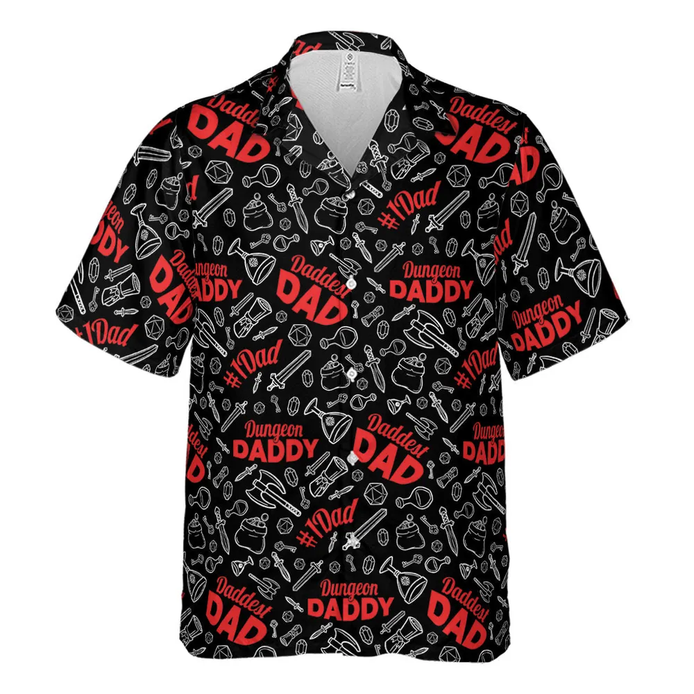 Dungeon Daddy DND Hawaiian Shirt - 2