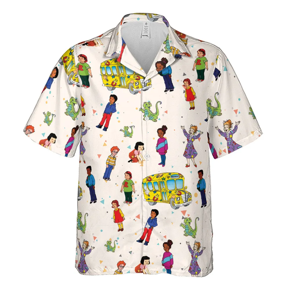 The Magic School Bus Characters Hawaiian Shirt - 2