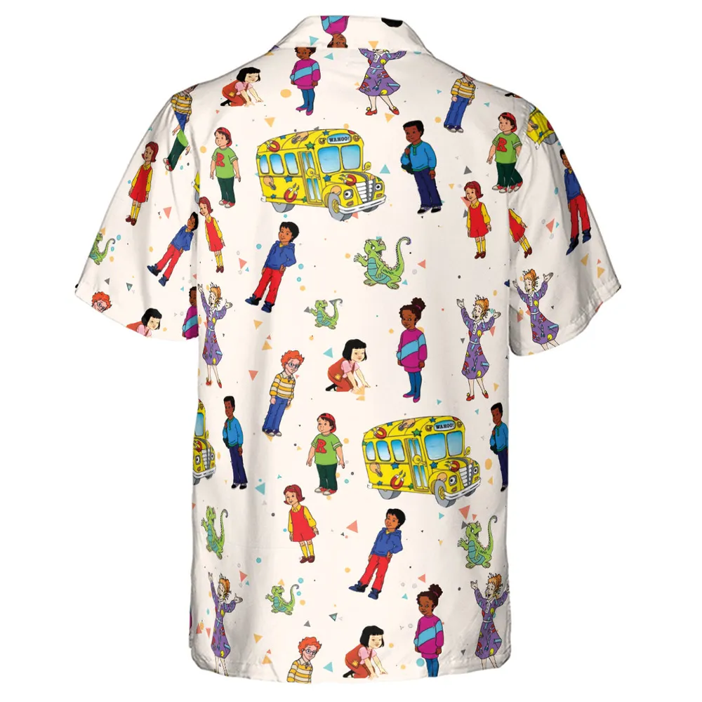 The Magic School Bus Characters Hawaiian Shirt - 3