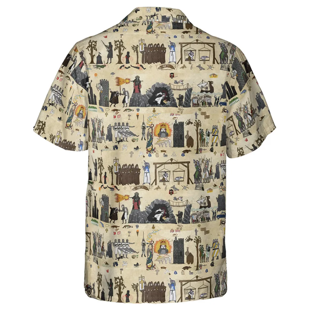 Bayeux Tapestry Monty Python Hawaiian Shirt - 3