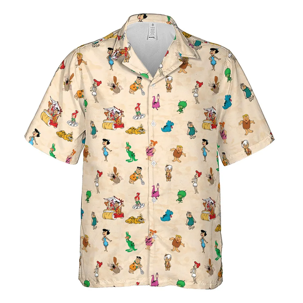 Bedrock The Flintstones Hawaiian Shirt - 2