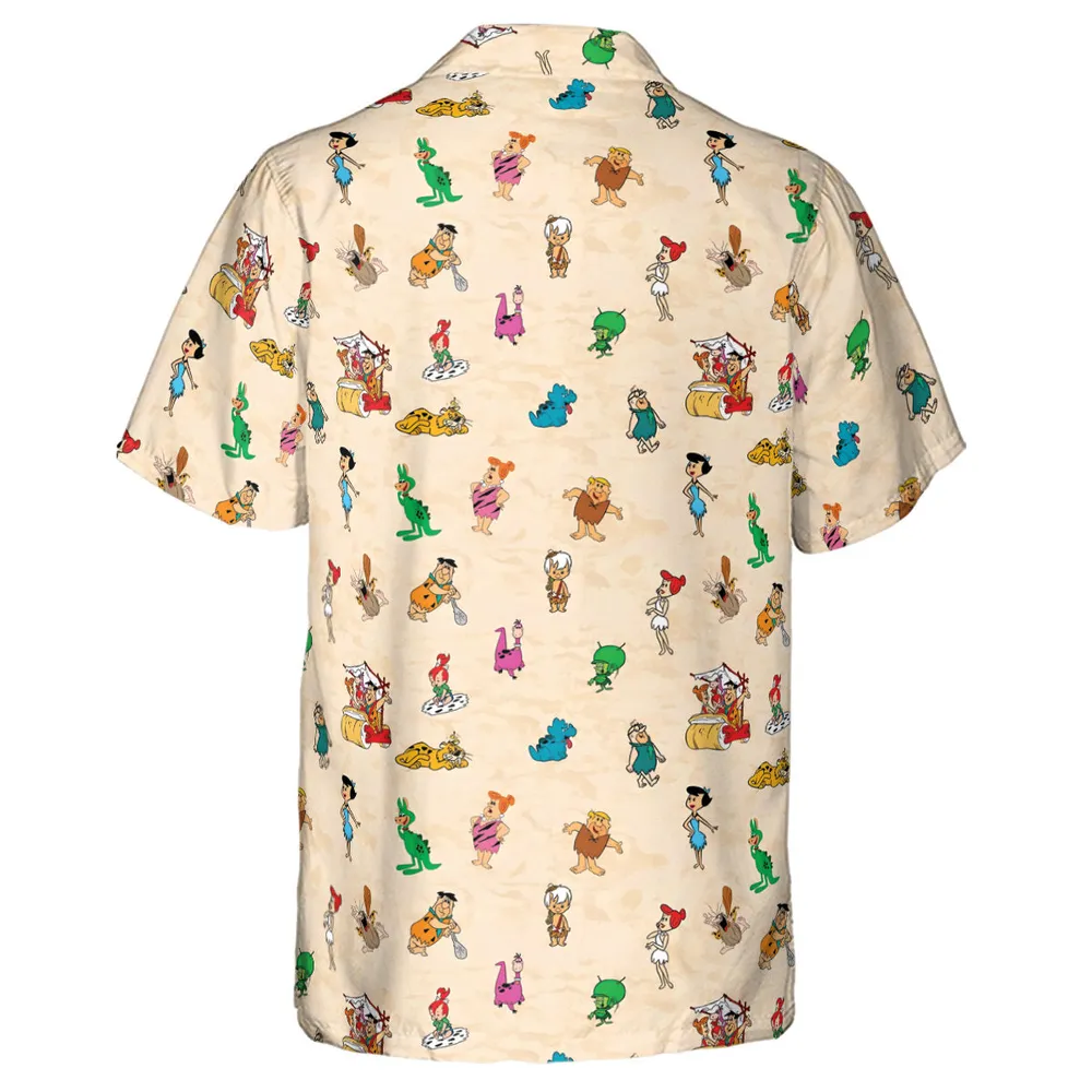 Bedrock The Flintstones Hawaiian Shirt - 3