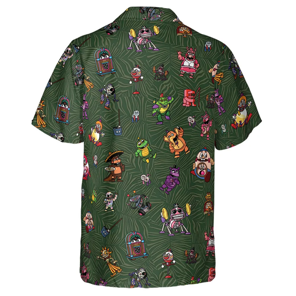 Five Nights at Freddy's Characters Hawaiian Shirt - 3