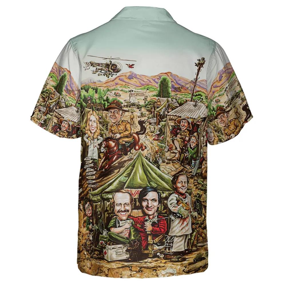 M*A*S*H Movie Art Hawaiian Shirt - 3