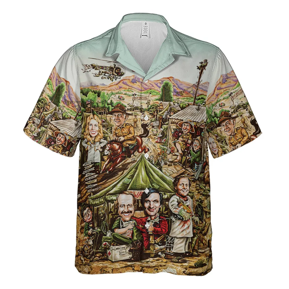 M*A*S*H Movie Art Hawaiian Shirt - 2