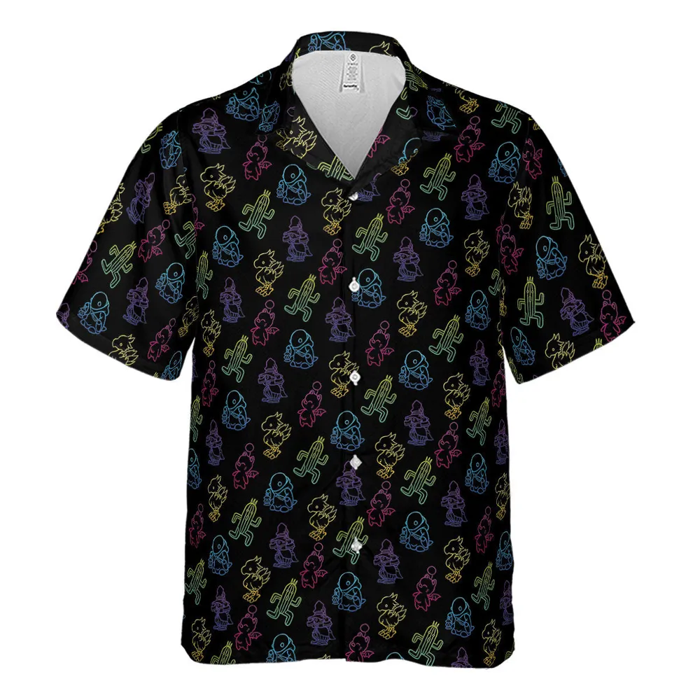 From Chocobos To Cactuars Final Fantasy Hawaiian Shirt - 2