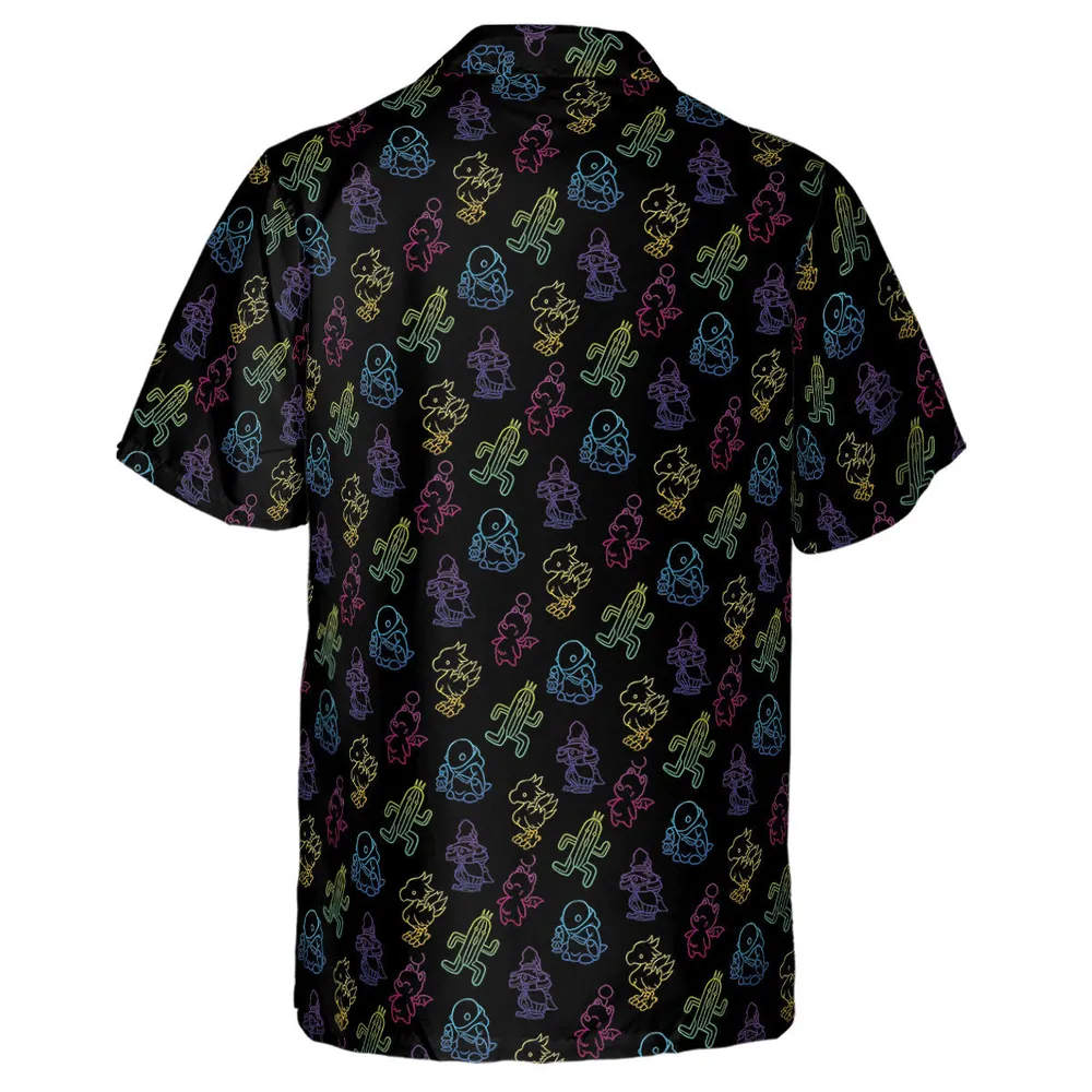 From Chocobos To Cactuars Final Fantasy Hawaiian Shirt - 3