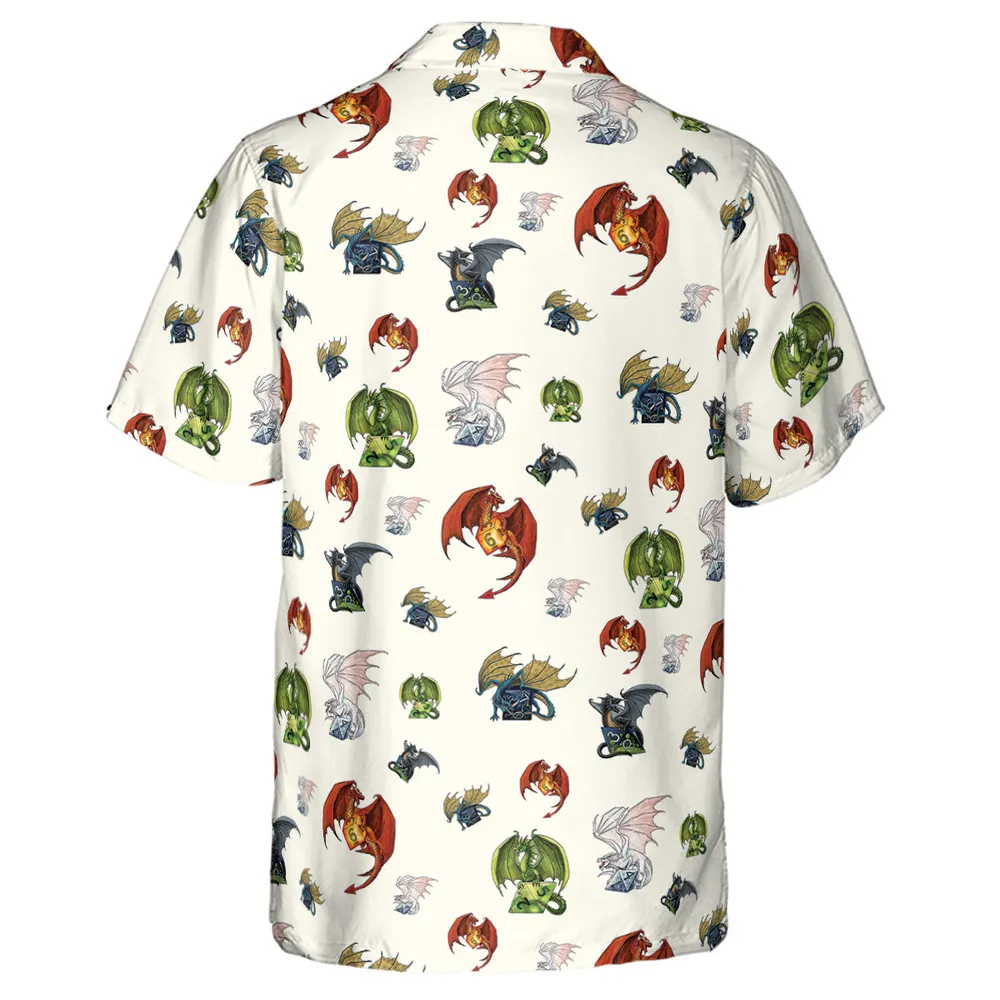Dragon Dice DnD Hawaiian Shirt - 3