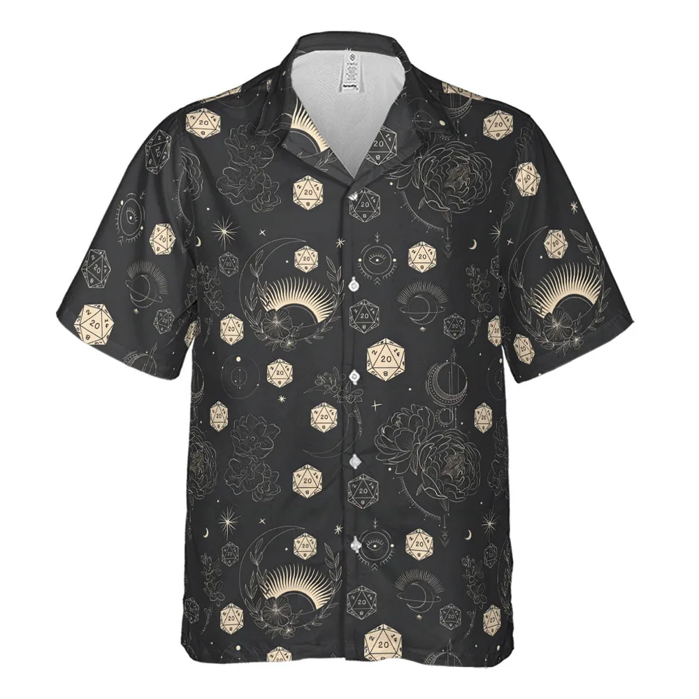 Explosion Dice DnD Hawaiian Shirt - 2