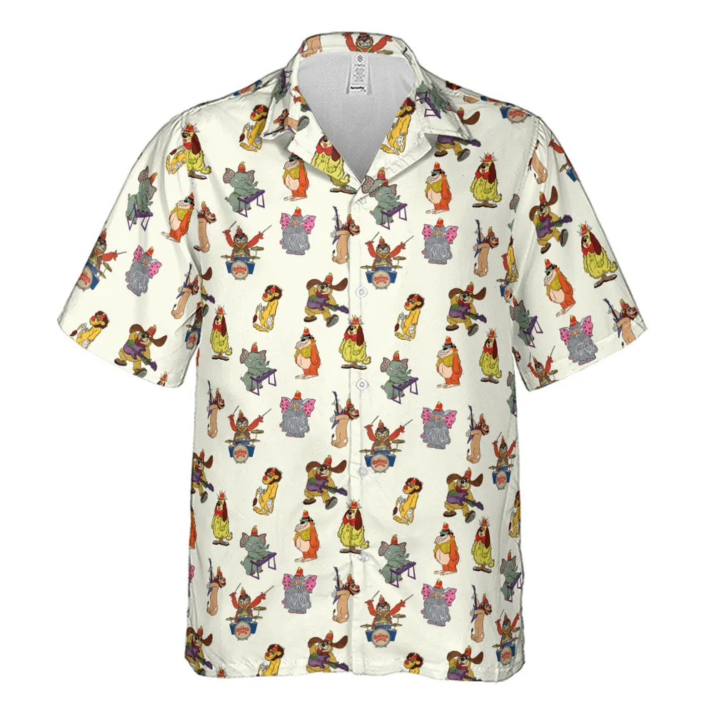 Snorky Fleegle Drooper Bingo The Banana Splits Hawaiian Shirt - 2
