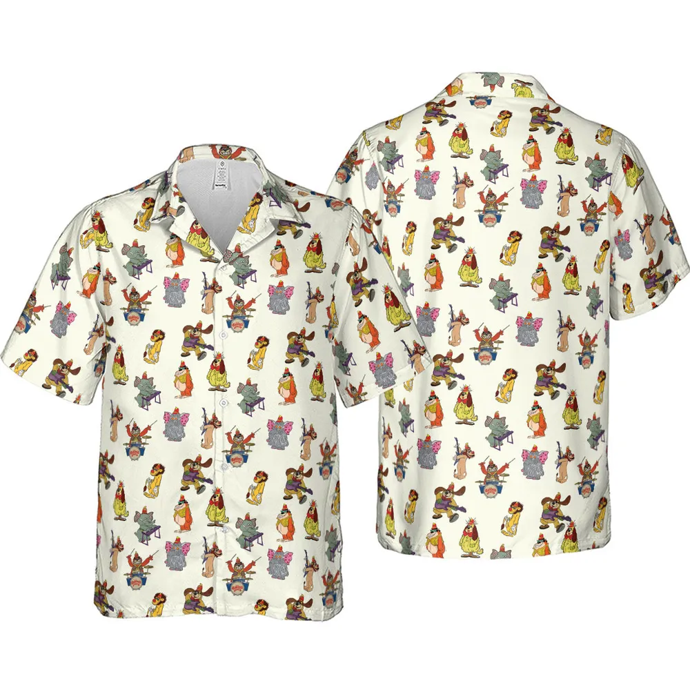 Snorky Fleegle Drooper Bingo The Banana Splits Hawaiian Shirt - 4