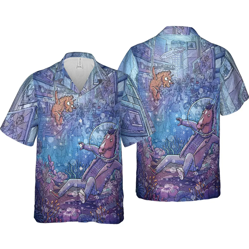 Bojack Horseman Hawaiian Shirt - 4