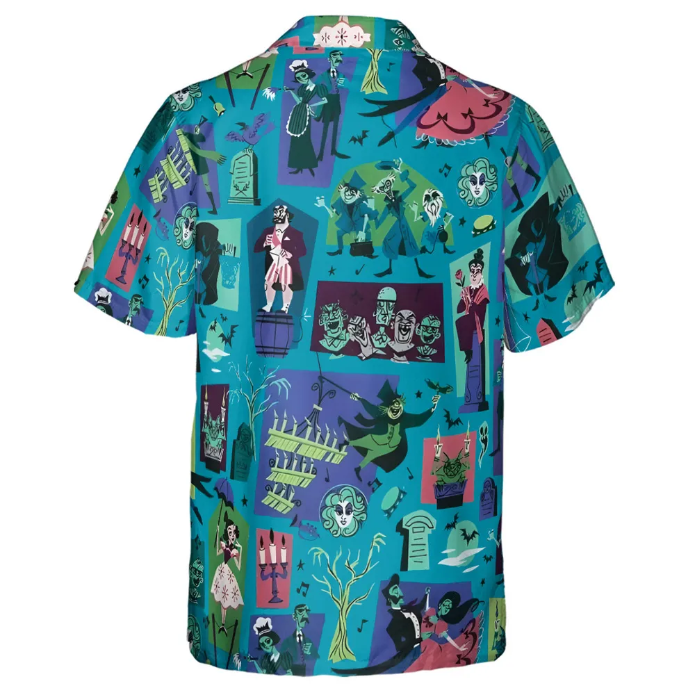 Haunted Chic Haunted Mansion Hawaiian Shirt - 3