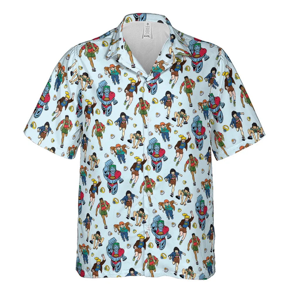 Save The Planet Captain Planet and the Planeteers Hawaiian Shirt - 2