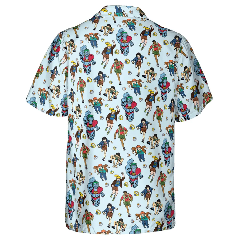 Save The Planet Captain Planet and the Planeteers Hawaiian Shirt - 3