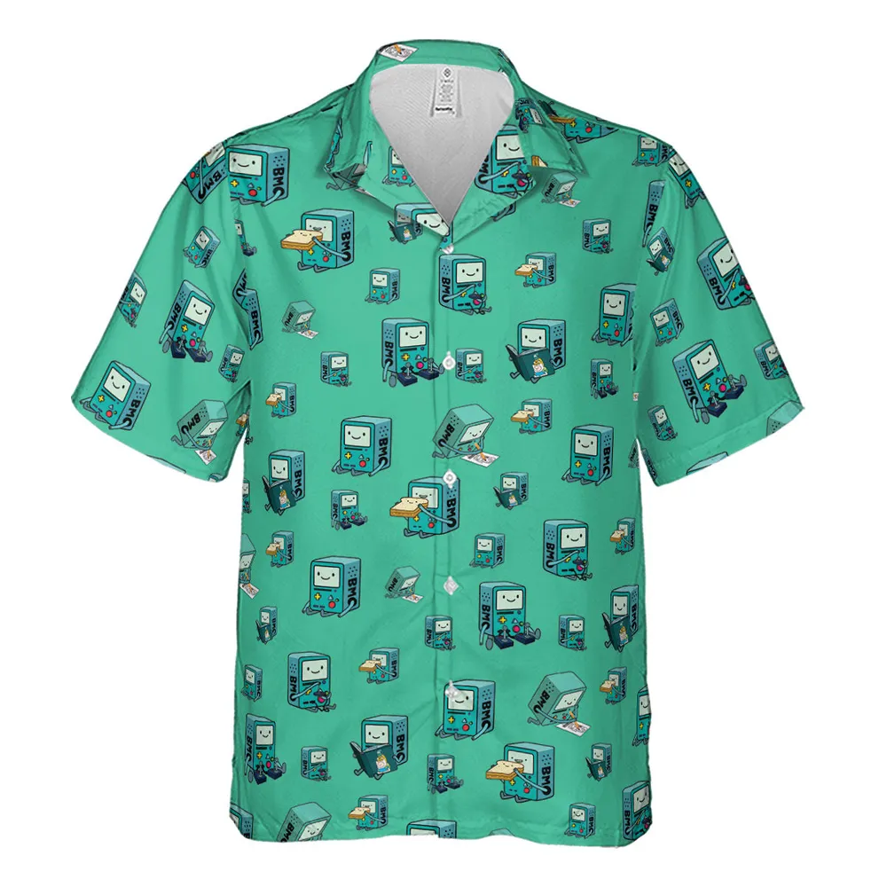 BMO World Adventure Time Hawaiian Shirt - 2